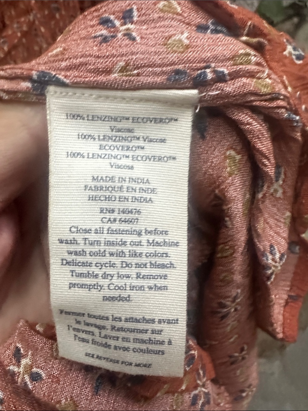 Faherty Woodstock Print Dress - Picture 7 of 8